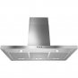 Whirlpool - 36" Convertible Flat Range Hood - Stainless steel (WVW57UC6FS)