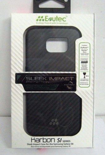 Evutec SI Series Karbon Osprey Case for Samsung Galaxy S6 - Black/Carbon