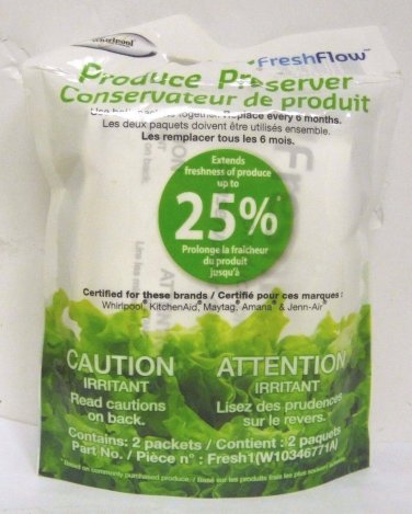 Genuine Whirlpool Fresh Flow Produce Preserver Refill - W10346771A