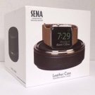NOB Sena - Leather Case for Apple Watch- Black/Gunmetal