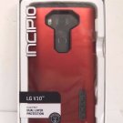 Incipio LG V10 Iridescent Red / Black DualPro Shell Gel Cover Case