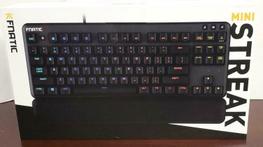 NOB Fnatic - Mini Streak RGB Wired Gaming Mechanical Keyboard - Cherry MX Brown