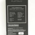 Platinum Quick Charge Car Charger 12v with Qualcomm 2.0 - BLACK