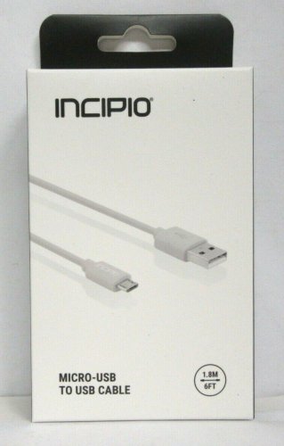 INCIPIO Micro-USB to USB Cable 1.8M 6FT - Gray