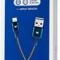 Modal - 4FT Lightning-to-USB Charge & Sync Cable - Blue/Gray