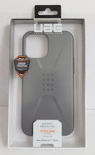 UAG - Civilian Series Hard shell Case for iPhone 12 Pro Max - Silver