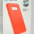 NOB Speck Presidio CLEAR Case for Samsung Galaxy S8 Matte Tangerine Orange