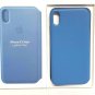 Genuine Apple Leather Folio for iPhone XS Max - Cape Cod Blue