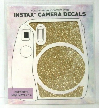 Decal for instax Mini 8/9 Camera - Gold Glitter