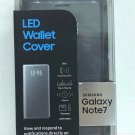 SAMSUNG LED Wallet Cover Case for Samsung Galaxy Note 7 Black EF-NN930PBEGUS