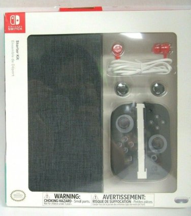 Nintendo Switch Starter Kit with Travel Case, Screen Protector, Joy Con Guard...