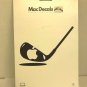 MacDecals - Golf Decal for Apple MacBook - Black GC-BL-0