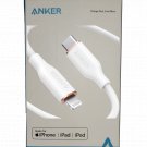 Anker - PowerLine III Flow USB-C to Lightning Cable 6-ft - White #3021