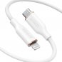 Anker - PowerLine III Flow USB-C to Lightning Cable 6-ft - White #3021