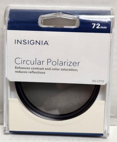 Insignia - 72mm Circular Polarizer Lens Filter