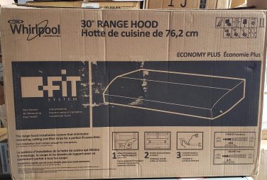 NOB Whirlpool UXT4030ADB - 30" Recirculating Range Hood - Black
