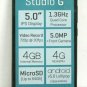 BLU Studio G D790u 4GB Smartphone GSM Unlocked  5" + IPS Display - Black #101