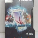 NOB Genuine LifeProof Frē Case for Samsung Galaxy S6 Cell Phones - White/Gray