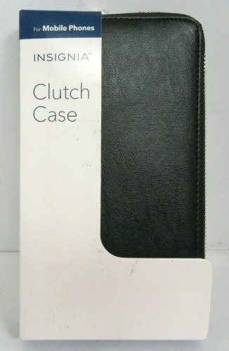 Insignia - Clutch Case for Most Cell Phones - Black