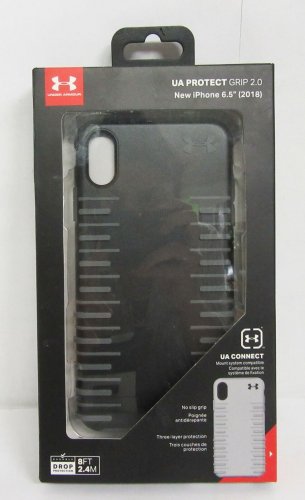 Under Armour - Protect Grip Case for Apple iPhone XS Max - Gray/Black
