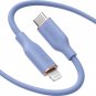 Anker - PowerLine III Flow USB-C to Lightning Cable 6-ft - Purple #30Q1