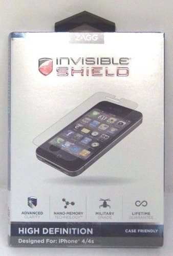 Invisible Shield High Definition Screen Protector for Apple iPhone 4/4s