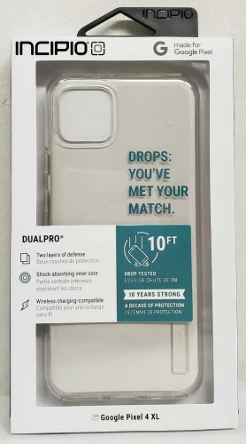 Incipio - DualPro Case for Google Pixel 4 XL - Clear