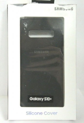 NOB Samsung Galaxy S10+ Plus Black Silicone Case