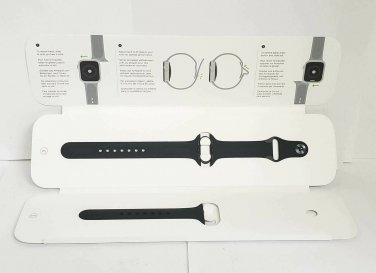 NOB Apple Watch 38mm Black Sport Band - 3E307AM/A