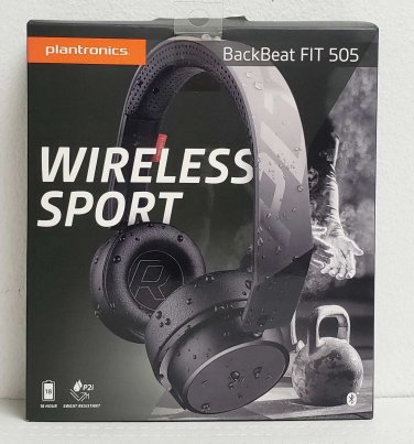 Plantronics - BackBeat FIT 505 On-Ear Wireless Sport Headphones Black #101