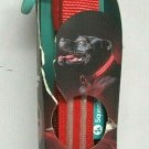 Squeaker - Poochlight Light Up Flashing Dog Collar (Large) - Lava Red
