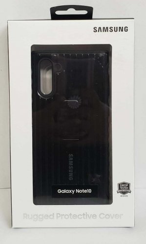 Rugged Protective Cover for Samsung Galaxy Note10 - Black
