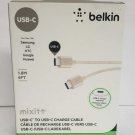 Belkin MIXIT USB Type-C cable - 6 Ft- GOLD