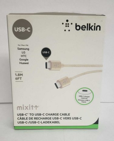 Belkin MIXIT USB Type-C cable - 6 Ft- GOLD