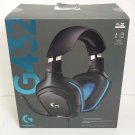NOB Logitech G432 DTS X 7.1 Surround Sound Wired PC Gaming Headset