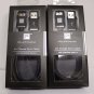 LOT OF 2 Platinum 4' Micro USB Charge-and-Sync Cable - Black/Chrome PT-MUSB3BC