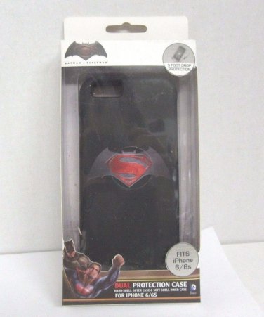 DC Comics Batman vs Superman CC6-03394 Black iPhone 6/6s Hard/Soft Case