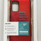 Incipio DualPro Case for Samsung Galaxy S20+ Iridescent Red/Black