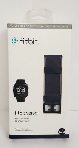 Fitbit Versa Leather Band (LARGE) - Midnight Blue