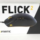 NOB Fnatic - Flick 2 Pro Wired Optical Gaming Mouse - Black