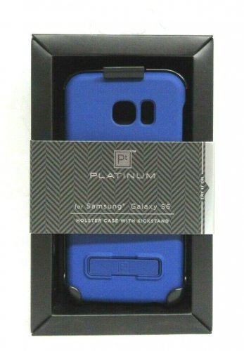PT Platinum Case w/ Kickstand & Holster for Samsung Galaxy S6 - Blue