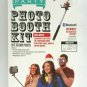 ReTrak ETSELFIEPPB Bluetooth Party Selfie Photo Booth with 30 Props, Black