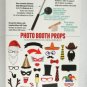 ReTrak ETSELFIEPPB Bluetooth Party Selfie Photo Booth with 30 Props, Black