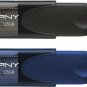 PNY - Attache 128GB USB 2.0 Flash Drive - Black