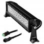NEW Heise14 Inch Dual Row LED Light Bar Offroad Work Spot Truck 72W - Black