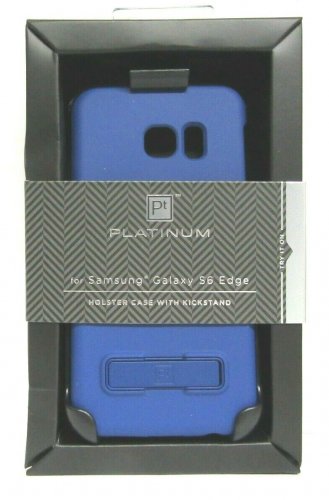 PT Platinum Case w/ Kickstand & Holster for Samsung Galaxy S6 Edge - Blue