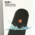 NOB JBL - Flip 4 Waterproof Portable  Bluetooth Speaker - Black