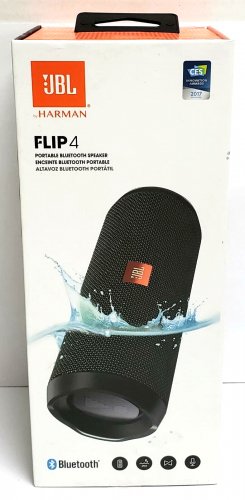 NOB JBL - Flip 4 Waterproof Portable  Bluetooth Speaker - Black