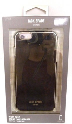 Jack Spade JSIPH-005-BLK Wrap Case for iPhone 6 Plus /6s Plus - Black