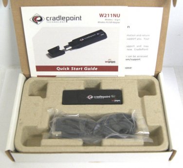 Genuine Cradlepoint Technology Wireless-N USB Adapter W211NU (J45)